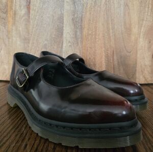 Dr. Martens Elphie Leather Mary Jane Shoes